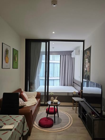 living room and bedroom of Fynn Asoke
