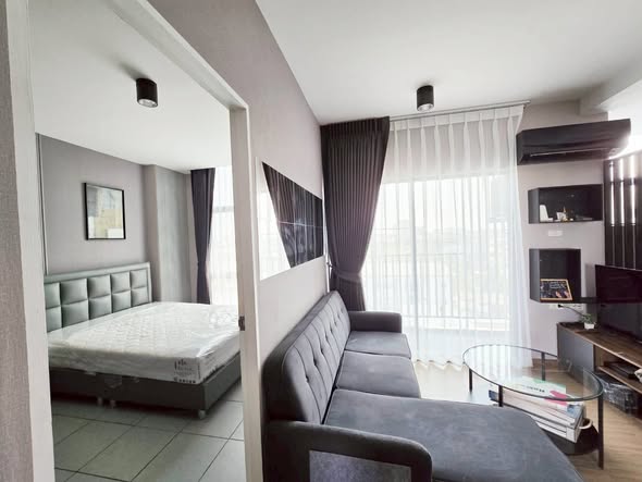 bedroom of G HAUS Condominium Santikham 4