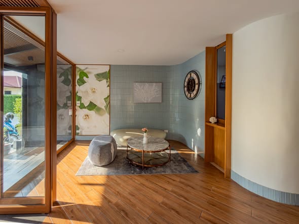 living room and room interior of Gardenia Pattaya