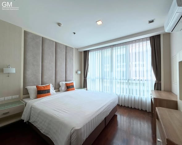 bedroom of GM Service Apartment