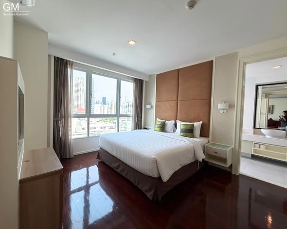 bedroom of GM Service Apartment