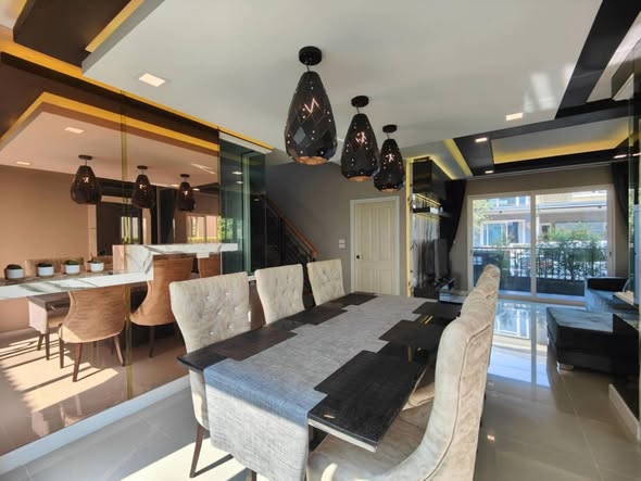 living room and room interior of Golden Neo Bangna-Kingkaew