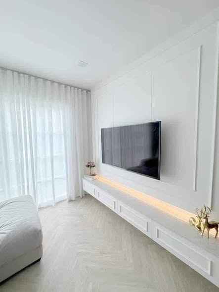 living room and bedroom of Golden Neo, Sukhumvit LaSalle