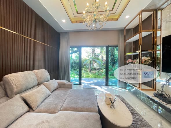 living room and bedroom of Grand Bangkok Boulevard Ratchaphruek-Rama 5