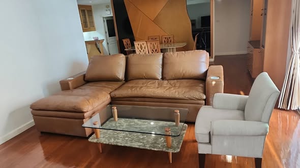 living room of Grand Langsuan Condominium