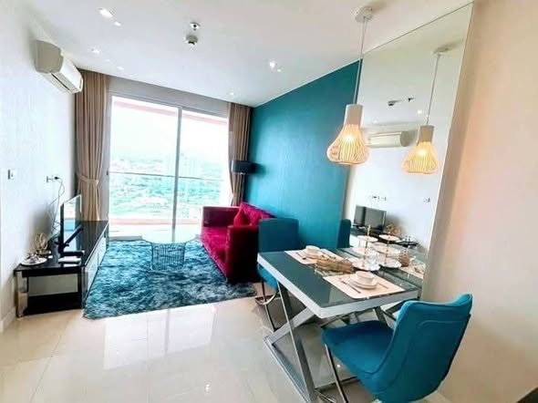 living room of Grande Caribbean Condo