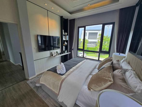 bedroom of Grande Pleno Sukhumvit-Bangna
