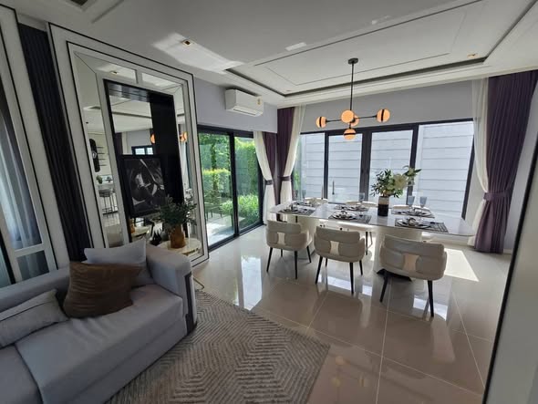 bedroom and living room of Grande Pleno Sukhumvit-Bangna