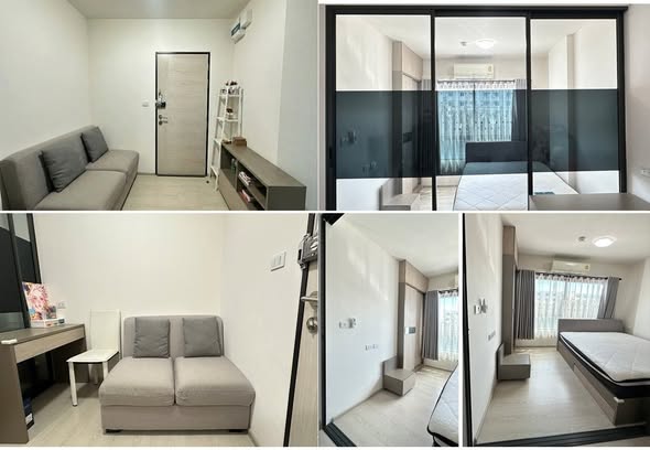 bedroom of Grene Condo Don Mueang-Song Prapha