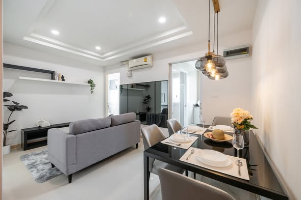 living room of Happy condo ladprao