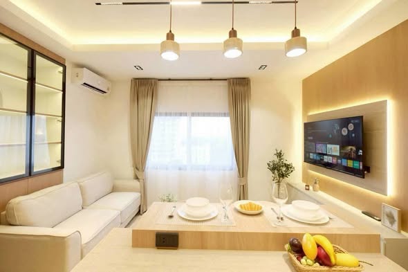 living room of Hill Park Condominium2