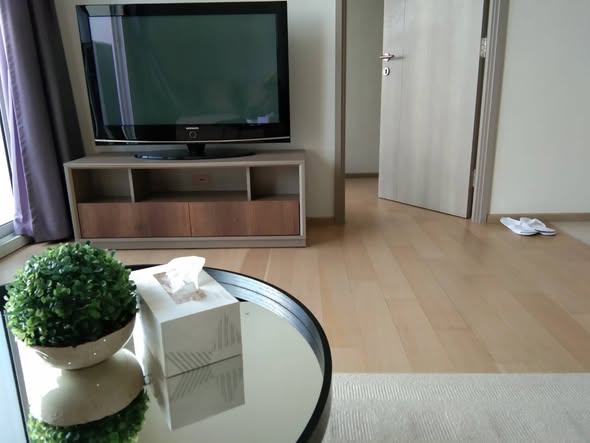 bedroom and living room of HQ by Sansiri