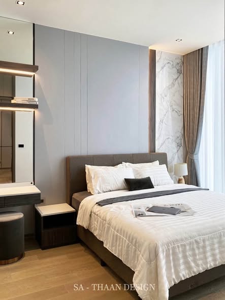 bedroom of HYDE Heritage Thonglor, Sukhumvit 59 main road