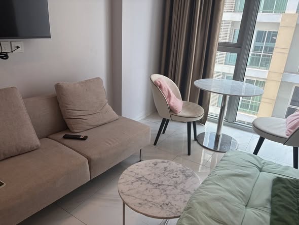 living room and bedroom of HYDE Sukhumvit 11