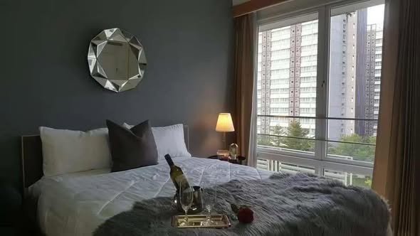 bedroom of I-house Laguna Garden D