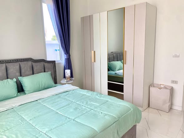 bedroom of I-NINE Pool Villa