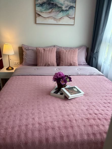bedroom of iCondo Activ Pattanakarn