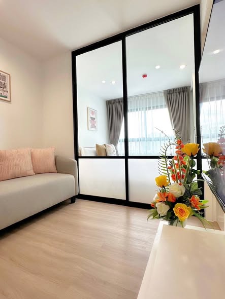 bedroom and living room and room interior of iCondo Activ Pattanakarn