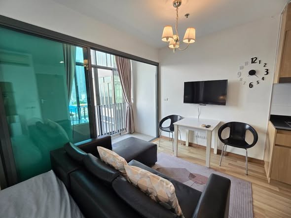 living room and bedroom and room interior of Ideo BluCove Sukhumvit