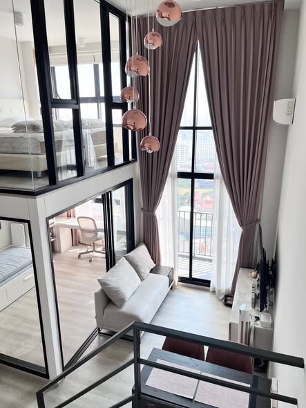 bedroom and living room and room interior of Ideo Charan 70 – Riverview