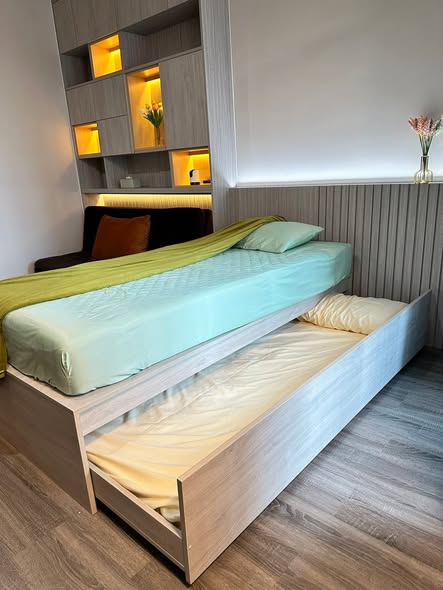 bedroom of IDEO Chula-Sam Yan