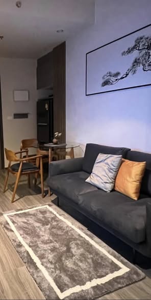 living room of IDEO Chula-Sam Yan