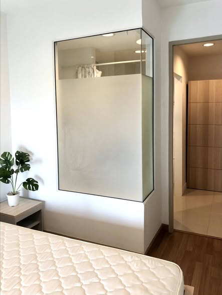 bedroom and room interior and bathroom of Ideo Mix Sukhumvit 103