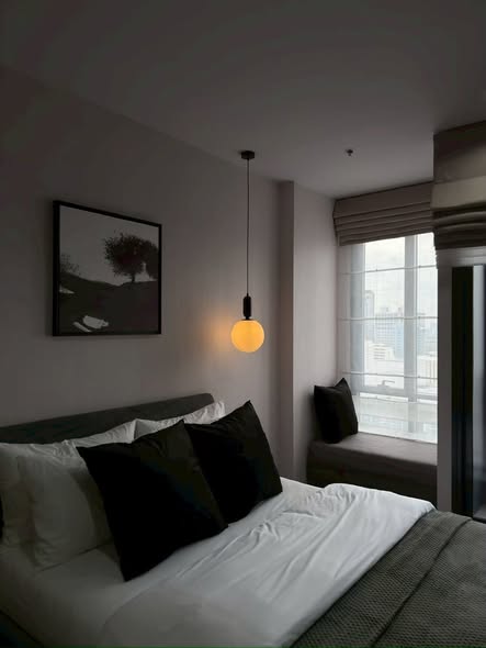 bedroom of Ideo Mobi Rang Nam