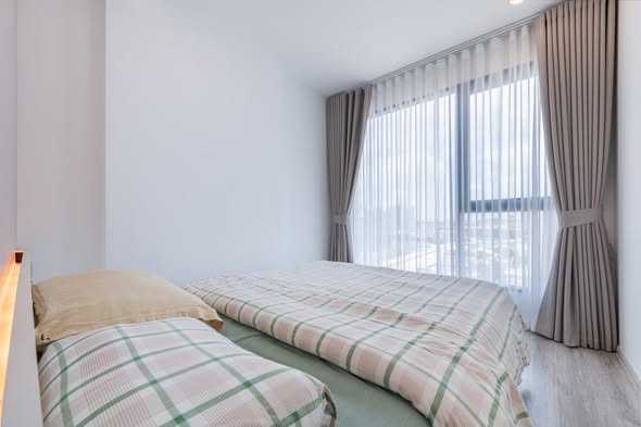 bedroom of Ideo Mobi Sukhumvit 66