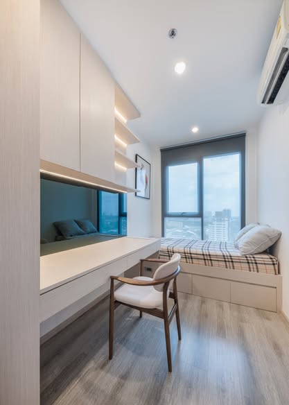 bedroom of Ideo Mobi Sukhumvit 66