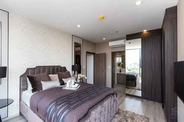 bedroom of Ideo Mobi Sukhumvit 66