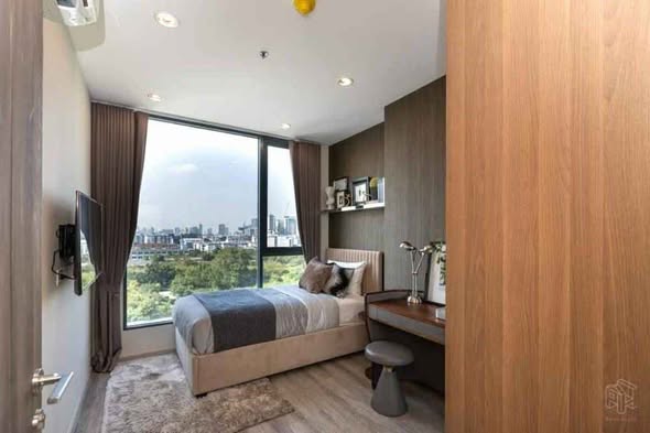 bedroom of Ideo Mobi Sukhumvit 66