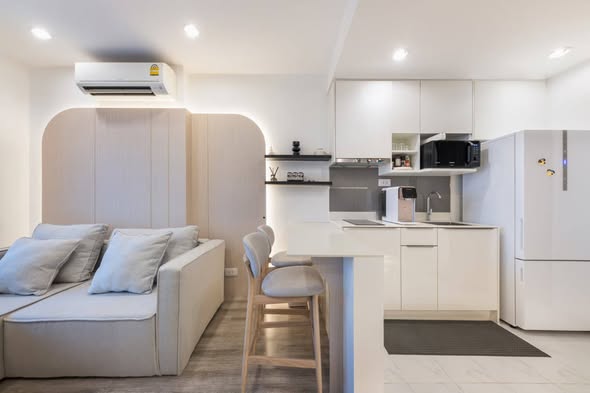 living room of Ideo Mobi Sukhumvit 66
