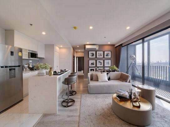 living room of Ideo Mobi Sukhumvit 66