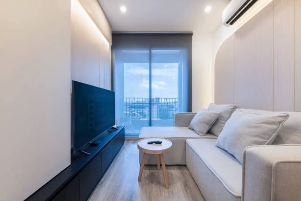 living room of Ideo Mobi Sukhumvit 66