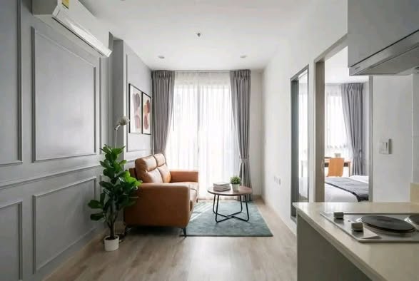 living room and bedroom of Ideo Mobi Sukhumvit 81