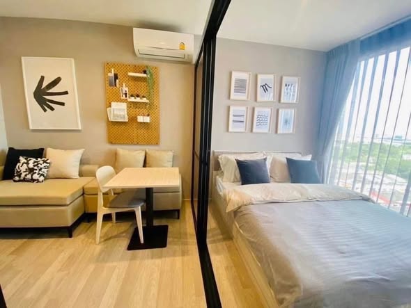 bedroom of Ideo Mobi Sukhumvit Eastpoint