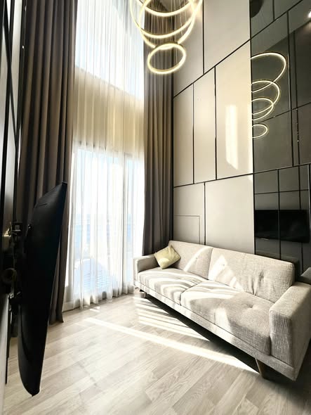 living room of Ideo Mobi Sukhumvit Eastpoint