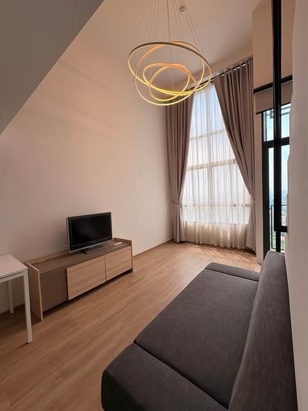 bedroom and living room of Ideo New Rama 9