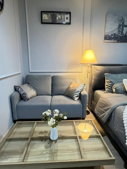 bedroom and living room and room interior of Ideo New Rama 9