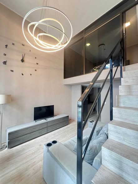 living room of Ideo New Rama 9