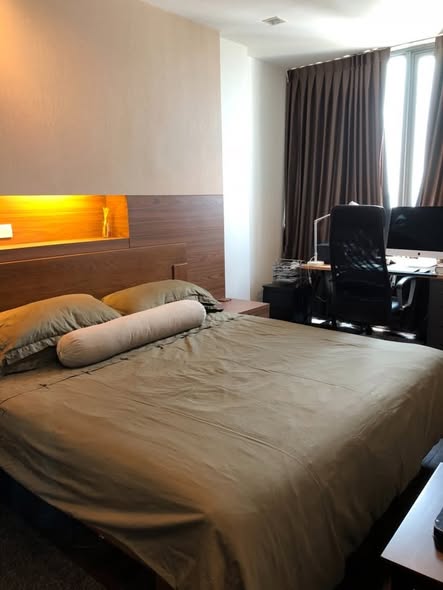 bedroom of Ideo Q Phaya Thai