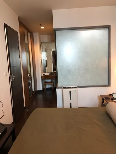 bedroom and room interior of Ideo Q Phaya Thai