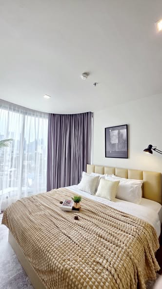 bedroom of Ideo Q Sukhumvit 36