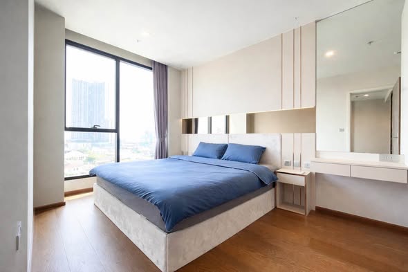 bedroom of Ideo Q Sukhumvit 36