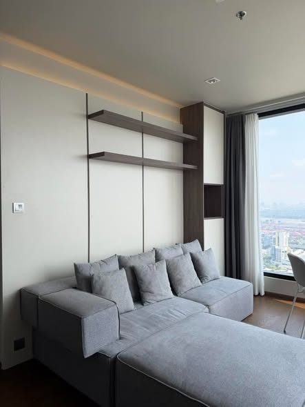 living room and bedroom of Ideo Q Sukhumvit 36
