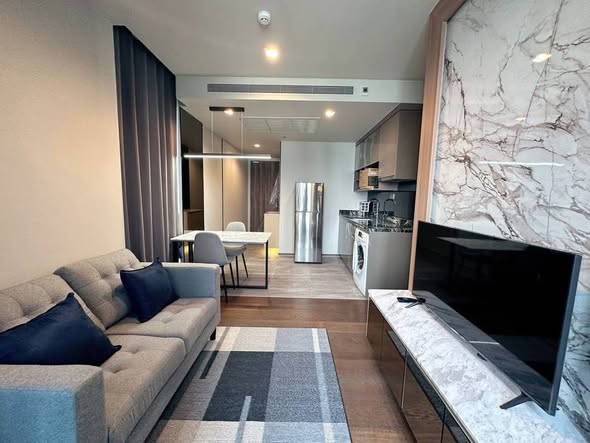 living room and kitchen of Ideo Q Sukhumvit 36