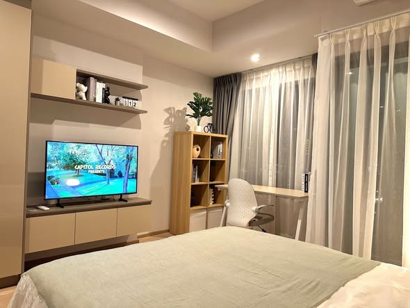 bedroom of IDEO Rama9 – Asoke
