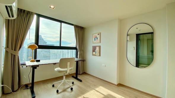 bedroom and room interior of IDEO Rama9 – Asoke