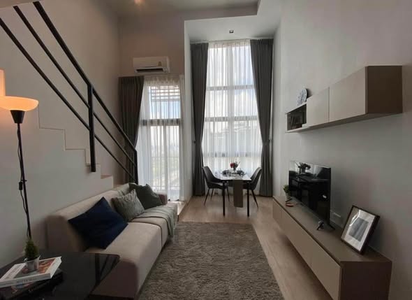 living room of IDEO Rama9 – Asoke